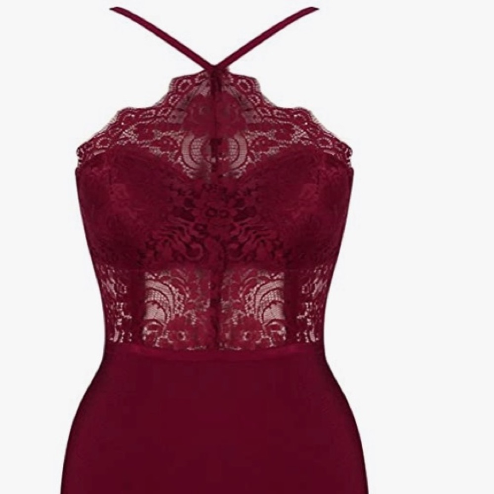 Very sexy eye catching lace Bodycon midi dress.